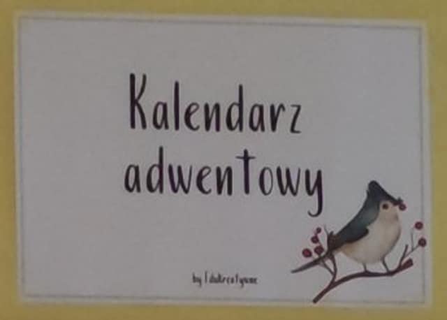Kalendarz adwentowy 2022