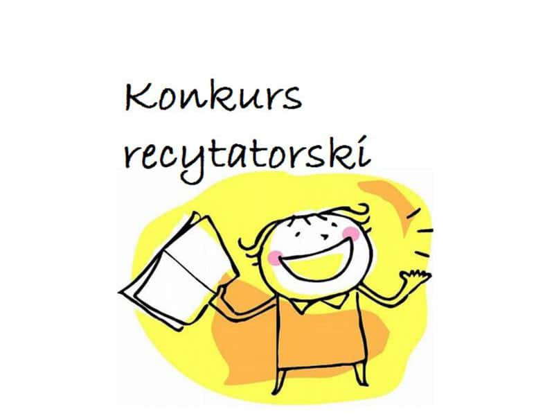 KONKURS RECYTATORSKI „W KRAINIE WIERSZY” DLA KLAS I – VIII