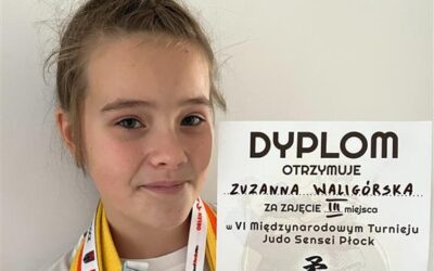 Zuza Waligórska – mistrzyni JUDO