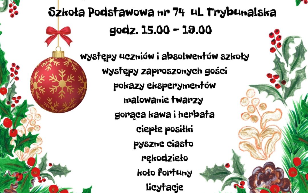 Świąteczny koncert kolęd – zaproszenie