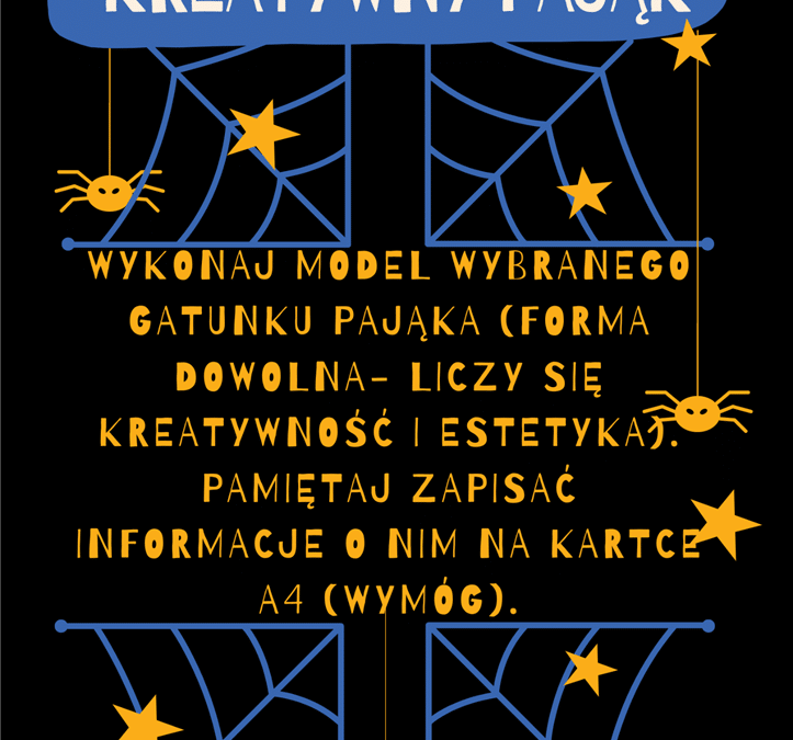 Konkurs – Kreatywny pająk