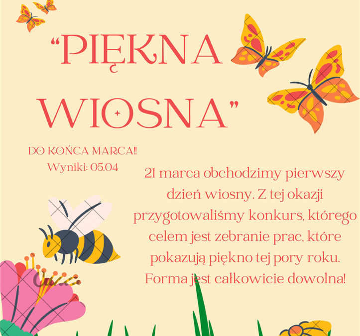 Konkursy o Wiośnie