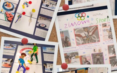 Projekt pt.  Zimowa galeria sportowców.